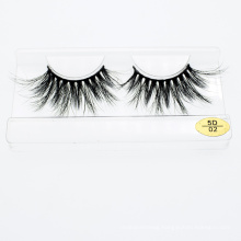 High Quality 3D 5D 25mm Eyelashes Mink Lashes with Customzied Label Package Boxes